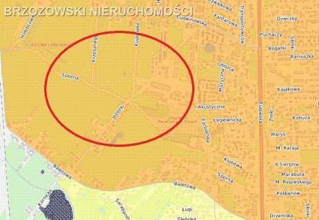 Ursynów, Jeziorki, 600 m2, MPZP usługowa
