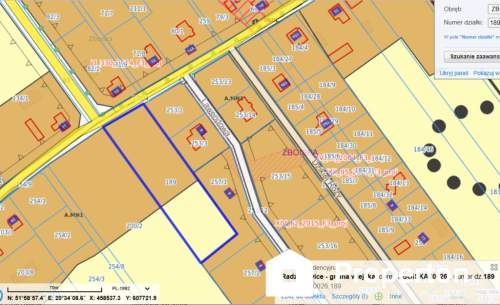 Działka 4300 m2 w miejscowości Zboiska