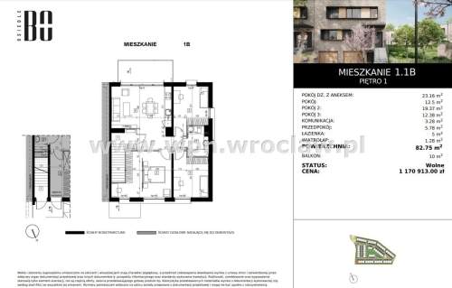 Mieszkanie 82m duży balkon garaż STANDARD PREMIUM