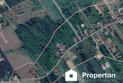 Działka 4300 m2 w miejscowości Zboiska