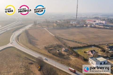 Działka usługowo-produkcyjna tuż przy trasie S6.