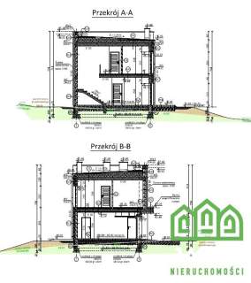 Dom developerski Miedzyń 130/420m2 bliźniak 12.25r