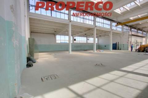 Hala z suwnicą 3t., pow. 1146m2, Kielce