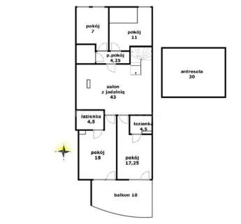 SŁONECZNY APARTAMENT W USTCE 700 METRÓW OD MORZA