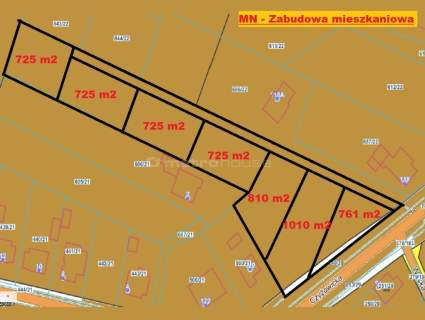 Fenomenalna parcela budowlana - 810 m2 