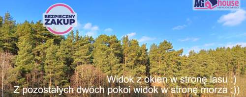 Cudowne ciche mieszkanie w widokiem na morze i las
