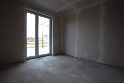 Nowy dom parterowy 106 m2, salon 48 m2 Brzeziny