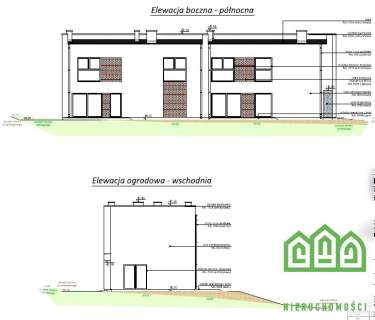 Dom developerski Miedzyń 130/420m2 bliźniak 12.25r