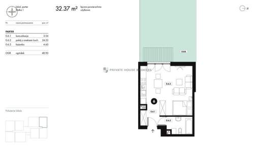 Mieszkanie na sprzedaż, 32,37 m2, Wieliczka