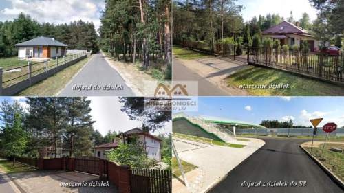 działka w środku kompleksu leśnego 29 km od W-wy 
