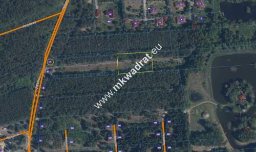 Piękna działka otoczona lasem 2564 m2, Czarny las