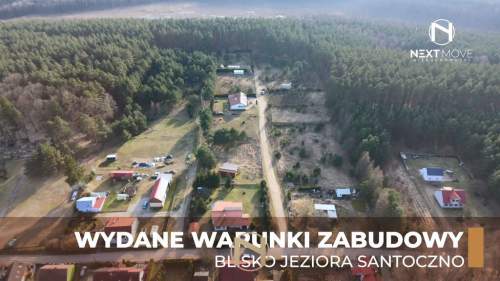 Działka budowlana na sprzedaż, 2362 m2, Santoczno