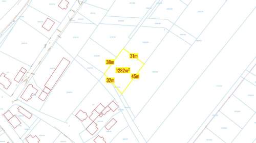Kochcice Działka 13a mieszkaniowa / usługowa woda
