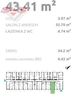 Przestronne mieszkanie z tarasem