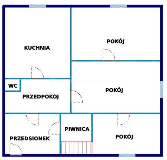 Dom z atrakcyjną działką w pobliżu centrum miasta