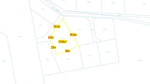 Działka rekreacyjna Pawełki 1228m2 Las Cisza