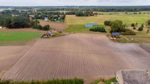 Działka rekreacyjna Pawełki 1228m2 Las Cisza