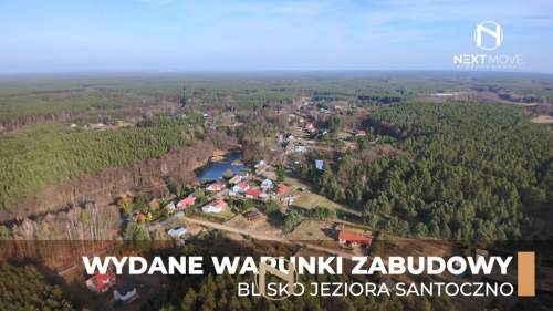 Działka budowlana na sprzedaż, 2362 m2, Santoczno