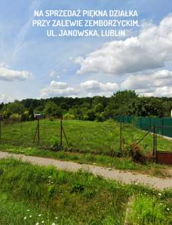 Piękna działka blisko Zalewu, ul. Janowska, Lublin