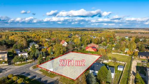 Działka budowlana 2761 m2 w doskonałej lokalizacji