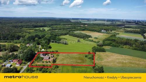Dom z dużą działką w Pieńkówku 22km od morza.