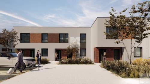 Szeregówka narożna 89,95 m2 Taras Duży ogródek