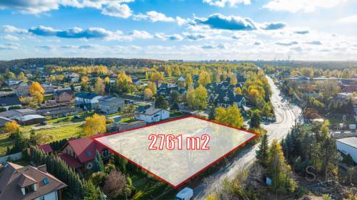 Działka budowlana 2761 m2 w doskonałej lokalizacji