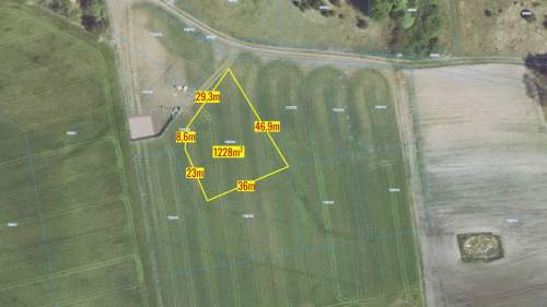 Działka rekreacyjna Pawełki 1228m2 Las Cisza