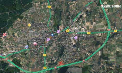DZIAŁKA INWESTYCYJNA NA SPRZEDAŻ - KOŚCIERZYNA 6 HA 43MU