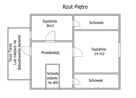 Sprzedam dom na połowie działki 650m2