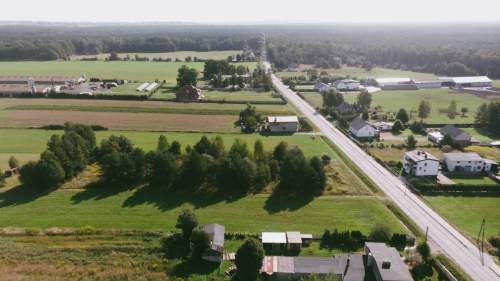 Działka budowlana Woźniki Dyrdy 1699m2