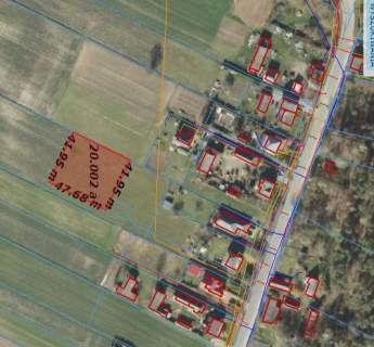 Działka budowlana 20 arów Nowiny