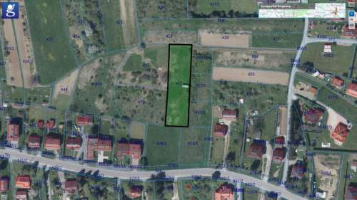 ATRAKCYJNA DZIAŁKA W DRUGIEJ LINII ZABUDOWY W JAŚLE, UL. GRANICZNA,...