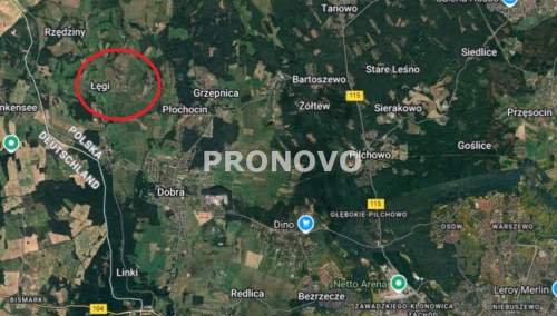 działka pod zabudowę Łęgi