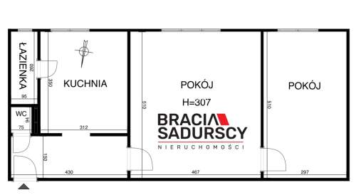 2 pokoje - Bosacka- 59m2 - 3200zł
