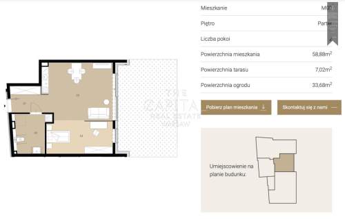 Mokotów Luksusowe apartamenty Ogródek