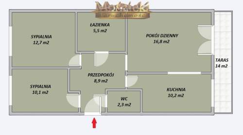 Rozkładowe trzy pokoje na Kabatach Jeżewskiego