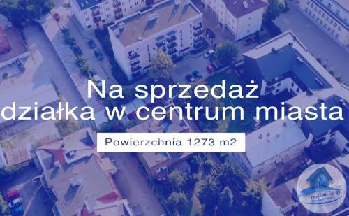 Działka 1273 m z MPZP Śródmieście Włocławek