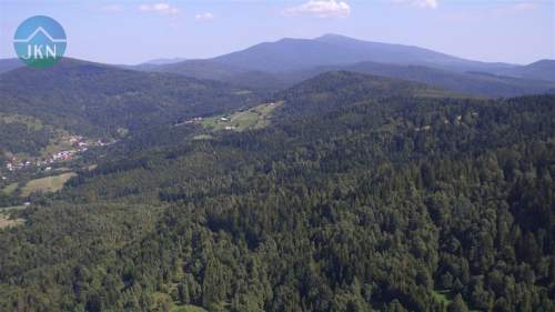 Działka rolna o pow. 806 m w otoczeniu lasu