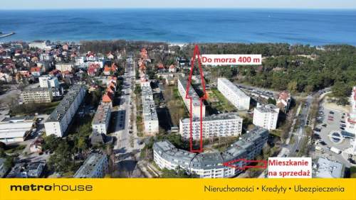 Ustka, 400 m do morza, 4 pokoje, 98 m2.