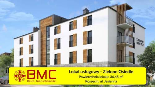 Lokal usługowy 36,44m2-Zielone Osiedle Koszęcin