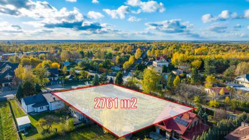 Działka budowlana 2761 m2 w doskonałej lokalizacji