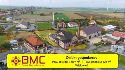 Obiekt Gospodarczy 1020m2 Wielowieś