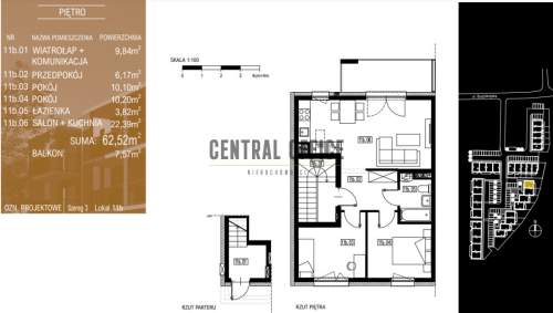 Nowa inwestycja- 3 pokojowe mieszkanie-62,5m2