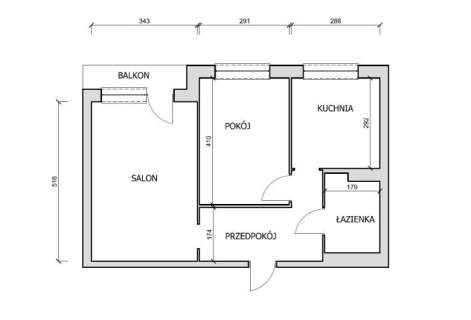 Katowice Radockiego 2 pok, 50 mkw ładny układ