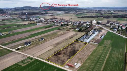 Działka 5045 m2, Starochęciny gm. Chęciny 