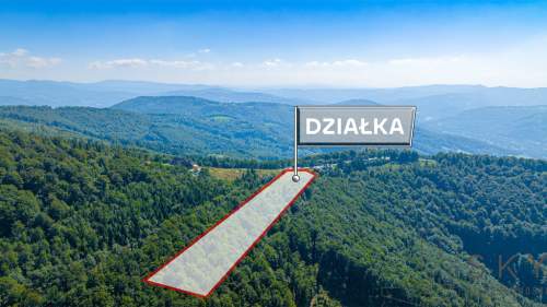 Inwestycyjna działka budowl. na Równcy w Ustroniu.