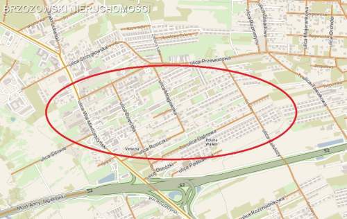 Wawer, 3200 m2, brak MPZP, media przy działce