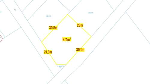 Działka budowlana Lubsza, 874m2