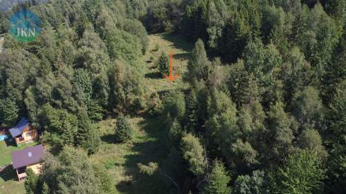 Działka rolna o pow. 806 m w otoczeniu lasu